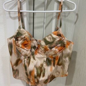 Corset style top